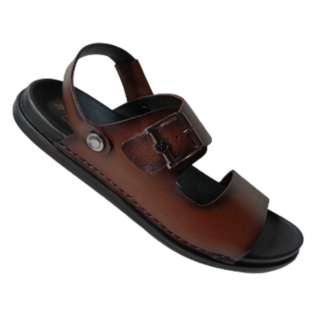 HITZ 6752 BROWN MEN'S LETHER SANDAL