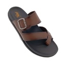 HITZ 6758 BROWN MEN'S LETHER CHAPPAL