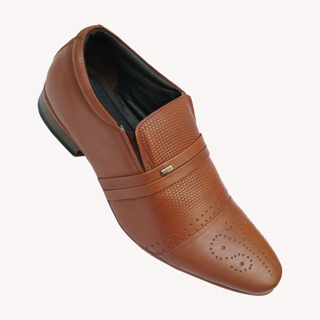 P&amp;G 1198 MEN'S FORMAL SHOE TAN