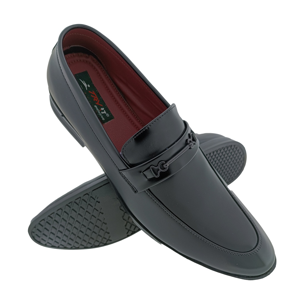 TRYIT 3668 BLACK MEN'S LOAFER