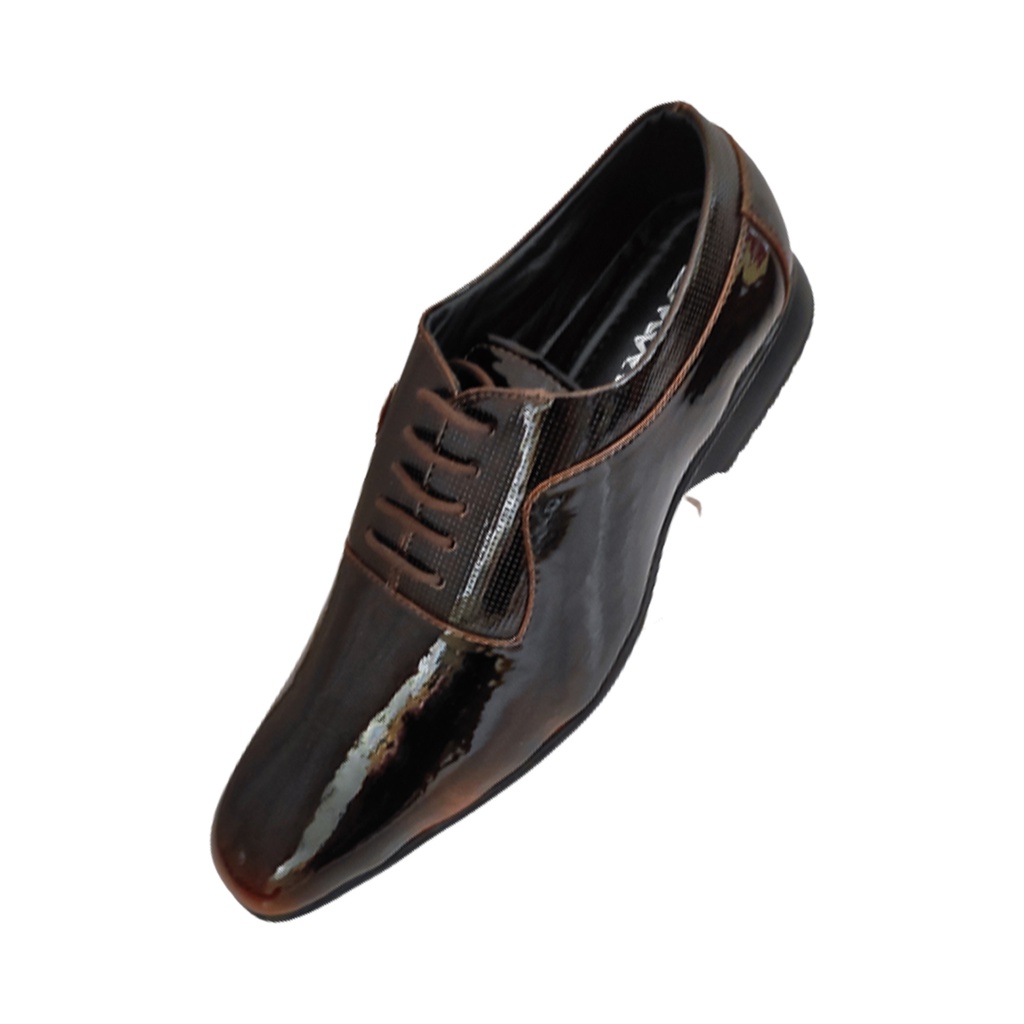 MEN'S MIRROR SHINE FORMAL SHOE BROWN