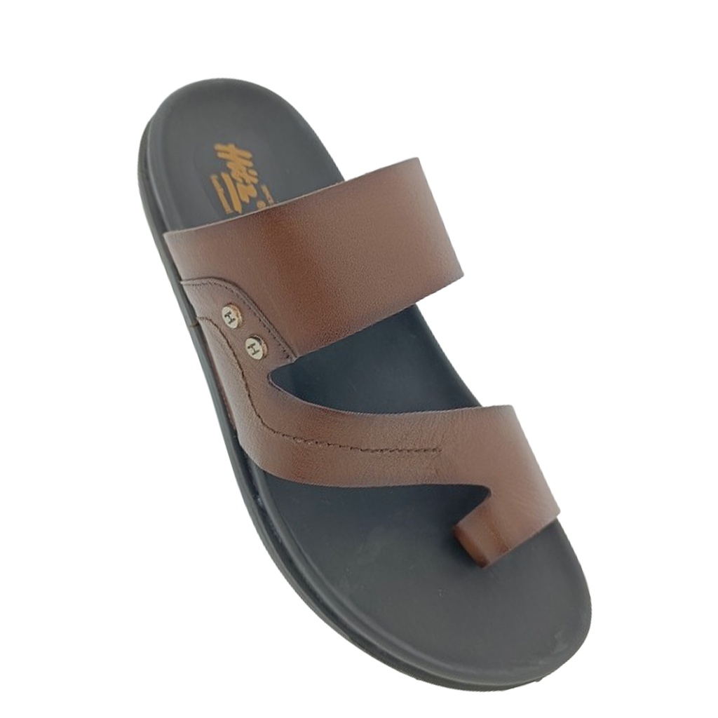 HITZ 6767 BROWN MEN'S LETHER CHAPPAL