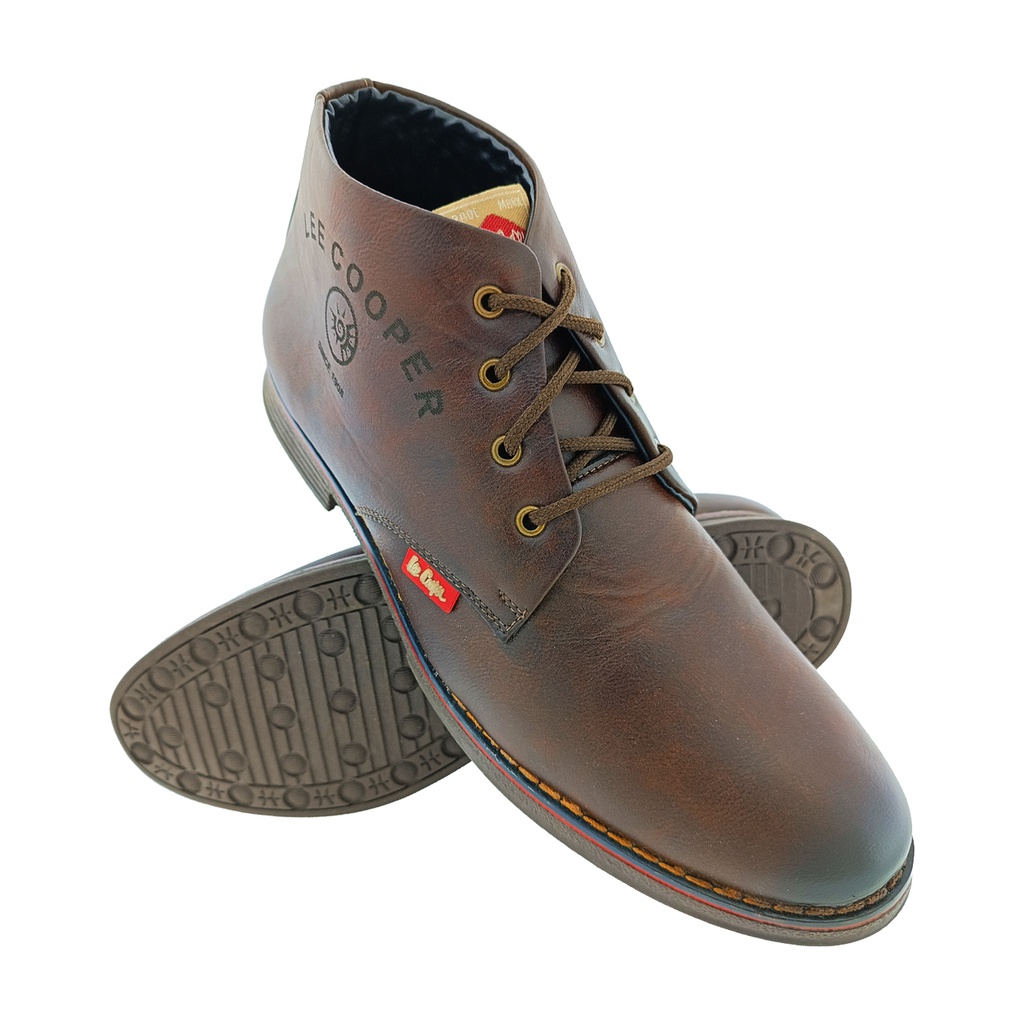 4659 BROWN MEN'S CASUAL LONG SHOE