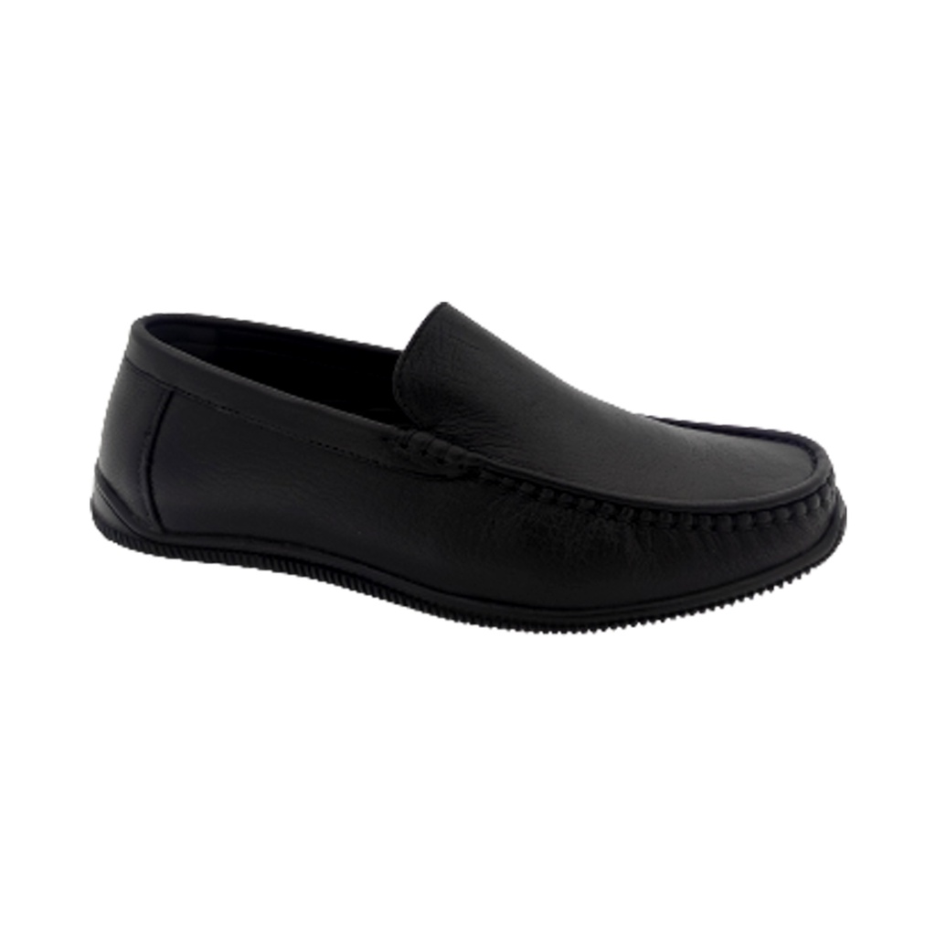 MACONNER T-02 BLACK MEN'S LETHER LOAFER