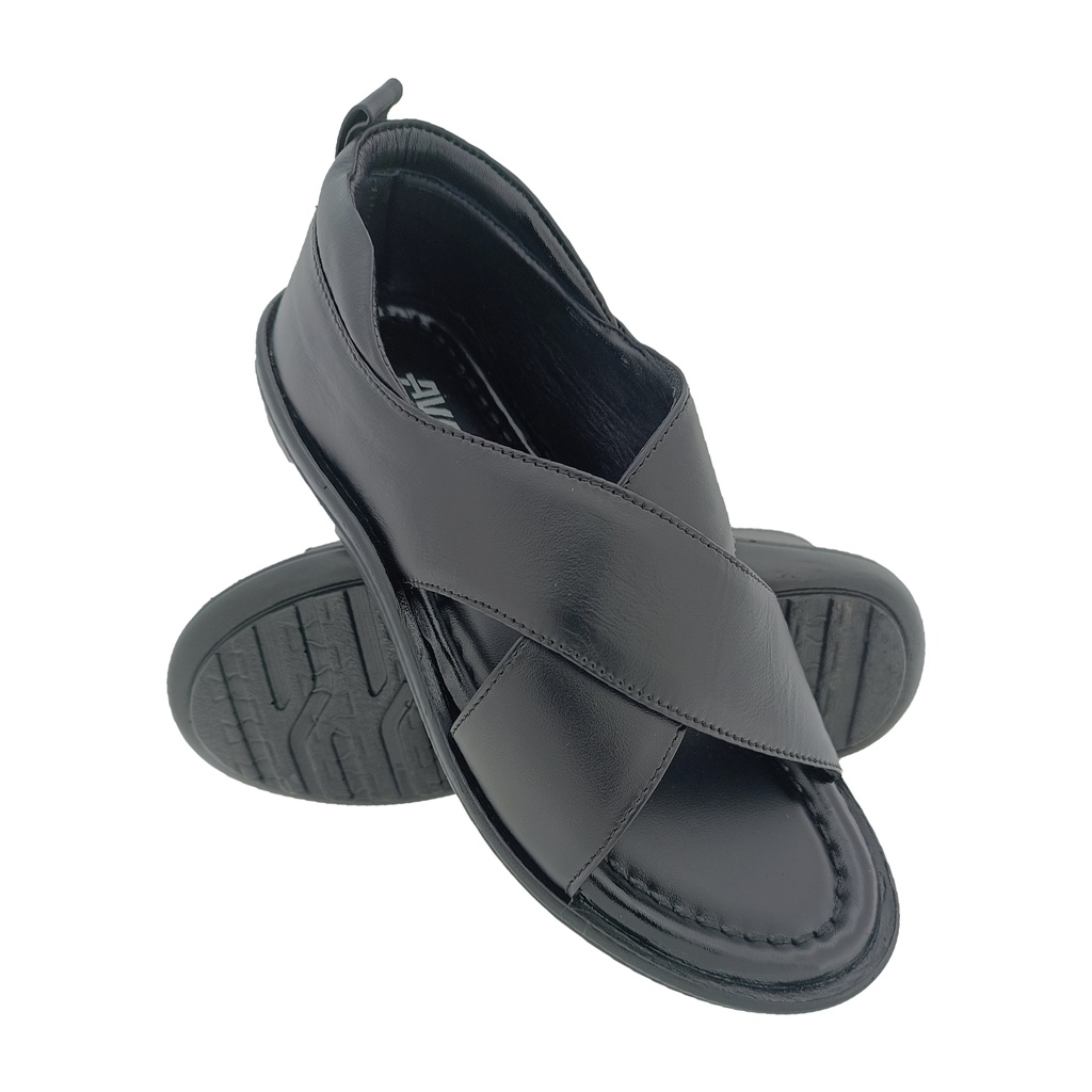 AVERY 0304 BLACK MENS CASUAL SANDAL