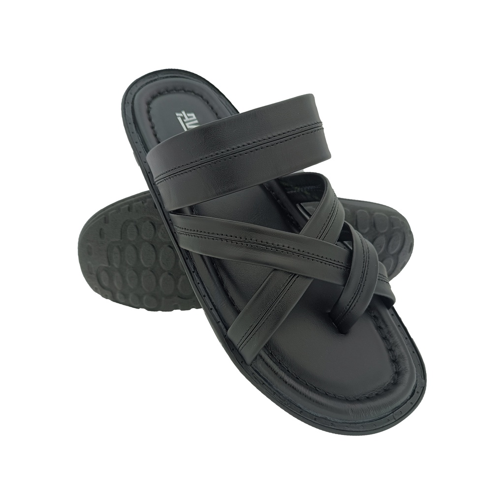 AVERY 1529 BLACK MEN'S CASUAL CHAPPAL