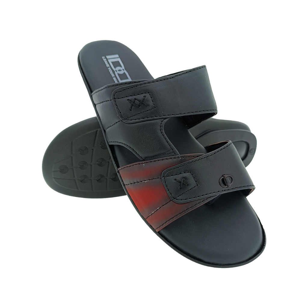 IDDI 186 BLACK MEN'S CASUAL CHAPPAL