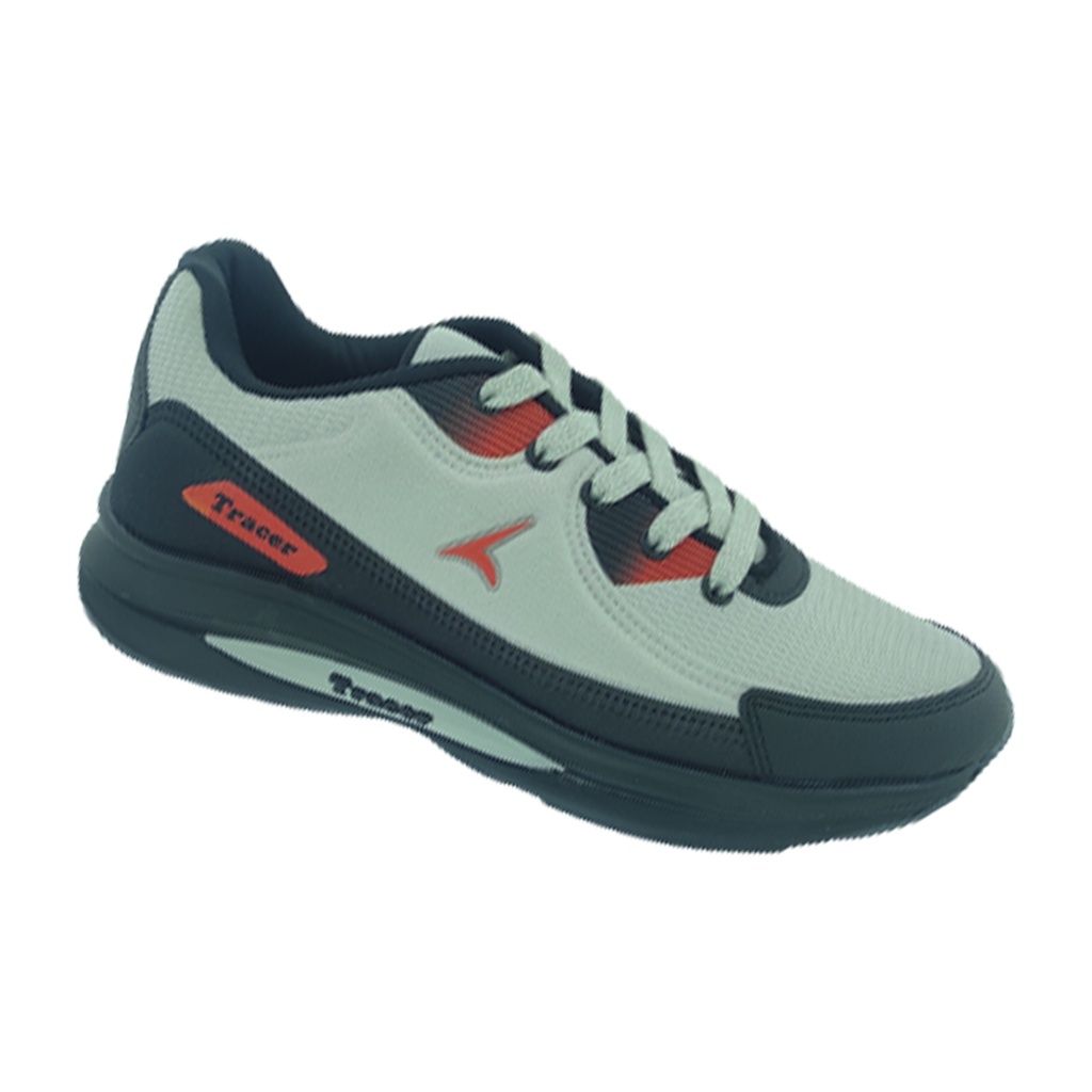 TRACER COMMAND-1451 L.GREY/BLACK MEN'S SPORT SHOE