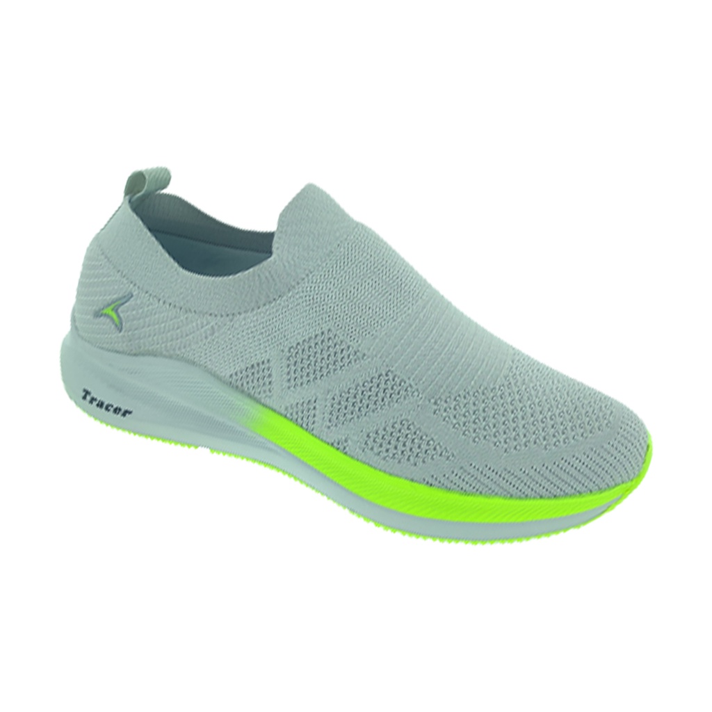 TRACER VICTORY-1505 L.GREY/GREEN MEN'S SPORT SHOE