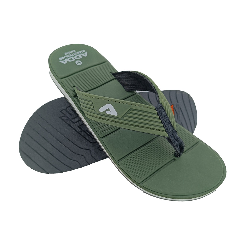 ADDA MATRIX OLIVE MEN'S SLIPPER