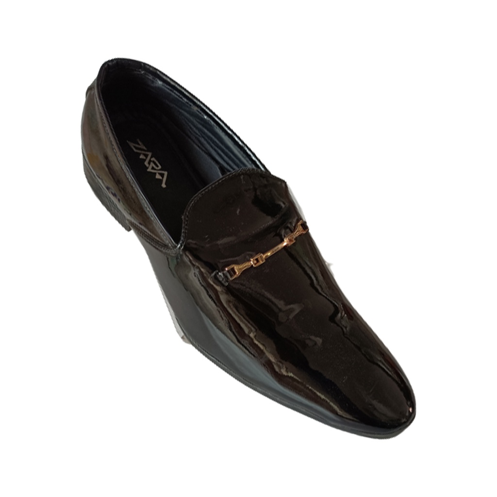 MEN'S CASUAL LOAFER MIRROR SHINE BLACK