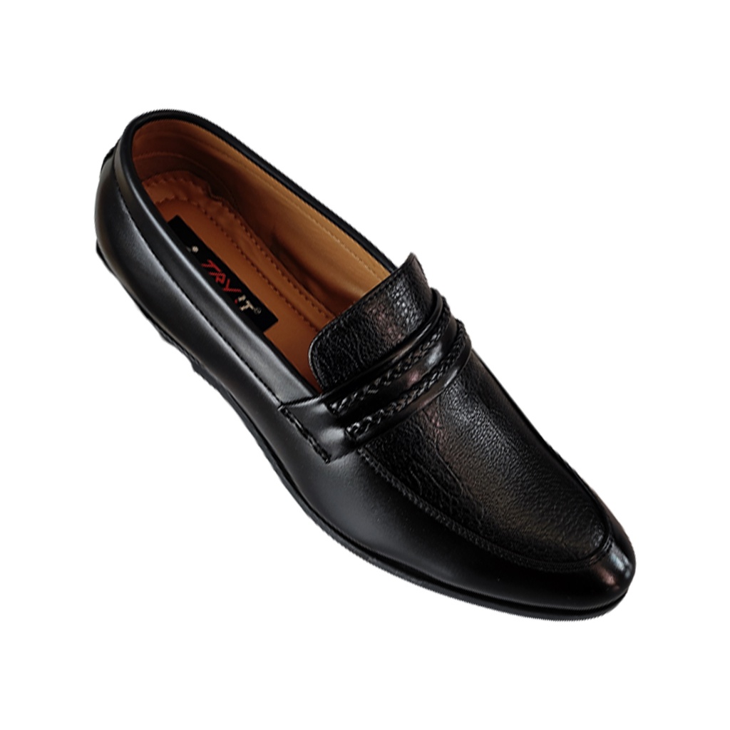 TRY IT 5102 MEN'S CASUAL LOAFER BLACK