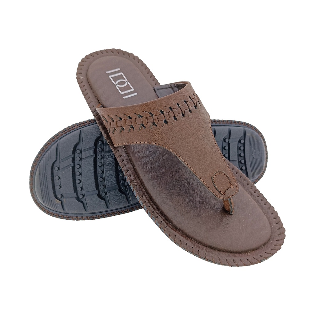 IDDI TR-42 BROWN MEN'S CHAPPAL