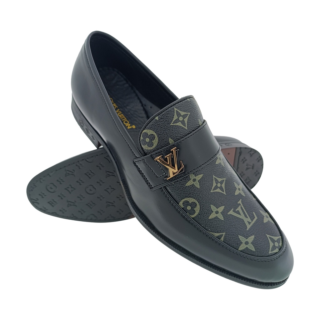 LOUIS VUITTON LV-71 BLACK MEN'S LOAFER