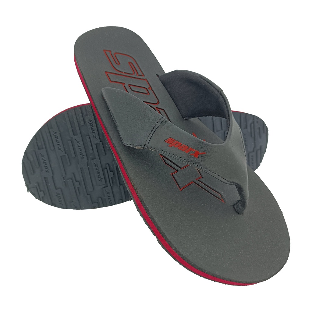 SPARX SFG-565 BLACK/RED MEN'S SLIPPER