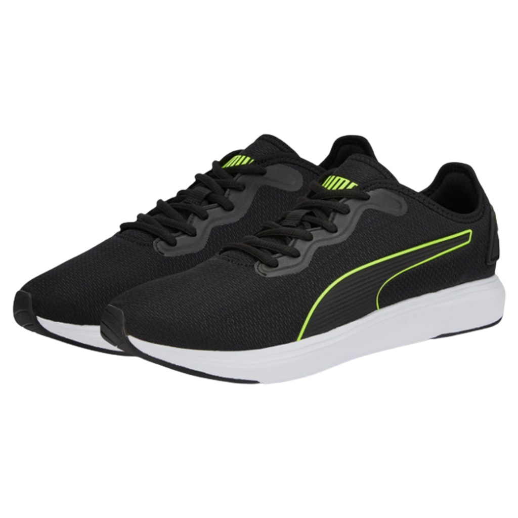 PUMA 376167-16 BLACK/GREEN MEN'S SPORT SHOE LACE UP