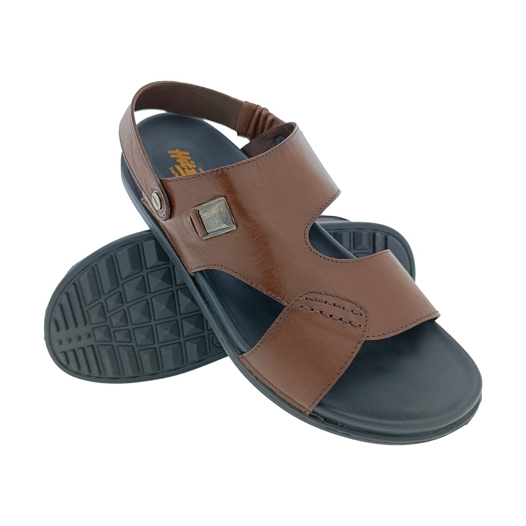 HITZ 6775 BROWN MEN'S LETHER SANDAL