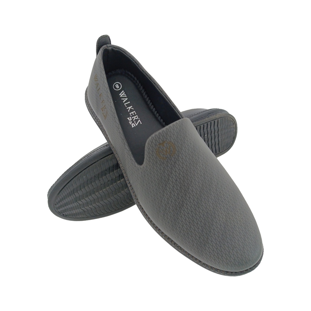 WALKERZ 7424 BLACK MEN'S LOAFER
