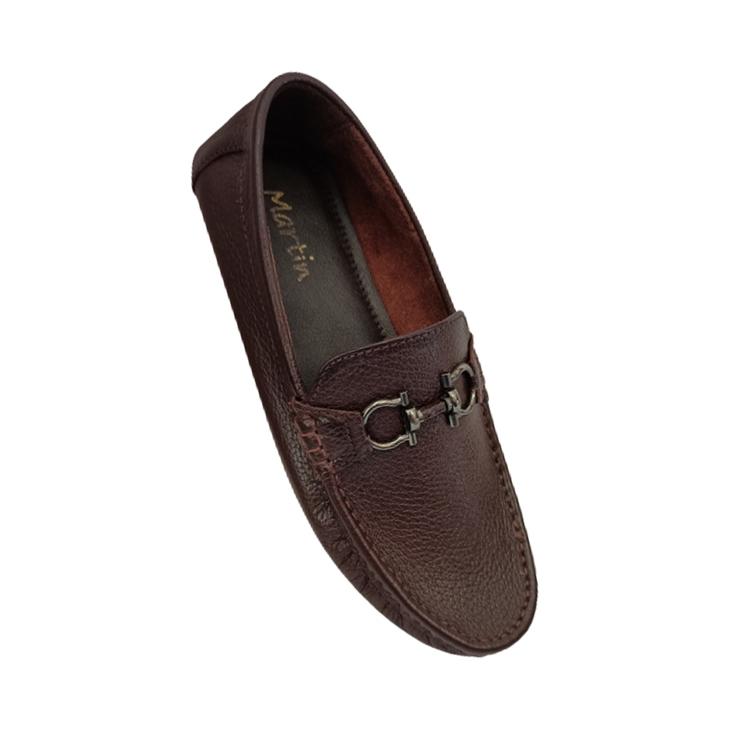 MARTIN MEN'S CASUAL LOAFER SHOE BROWN