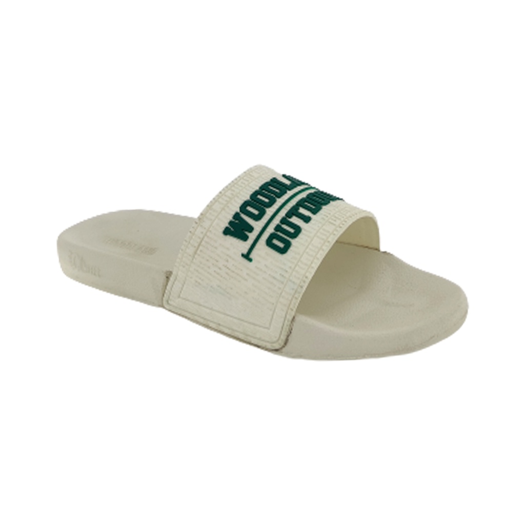 WOODLAND 4300022 WHITE MEN'S SLIPPER