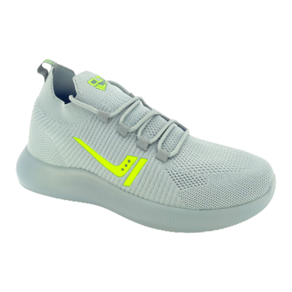 CALCETTO PLUS-0166 L.GREY MEN'S SPORT SHOE