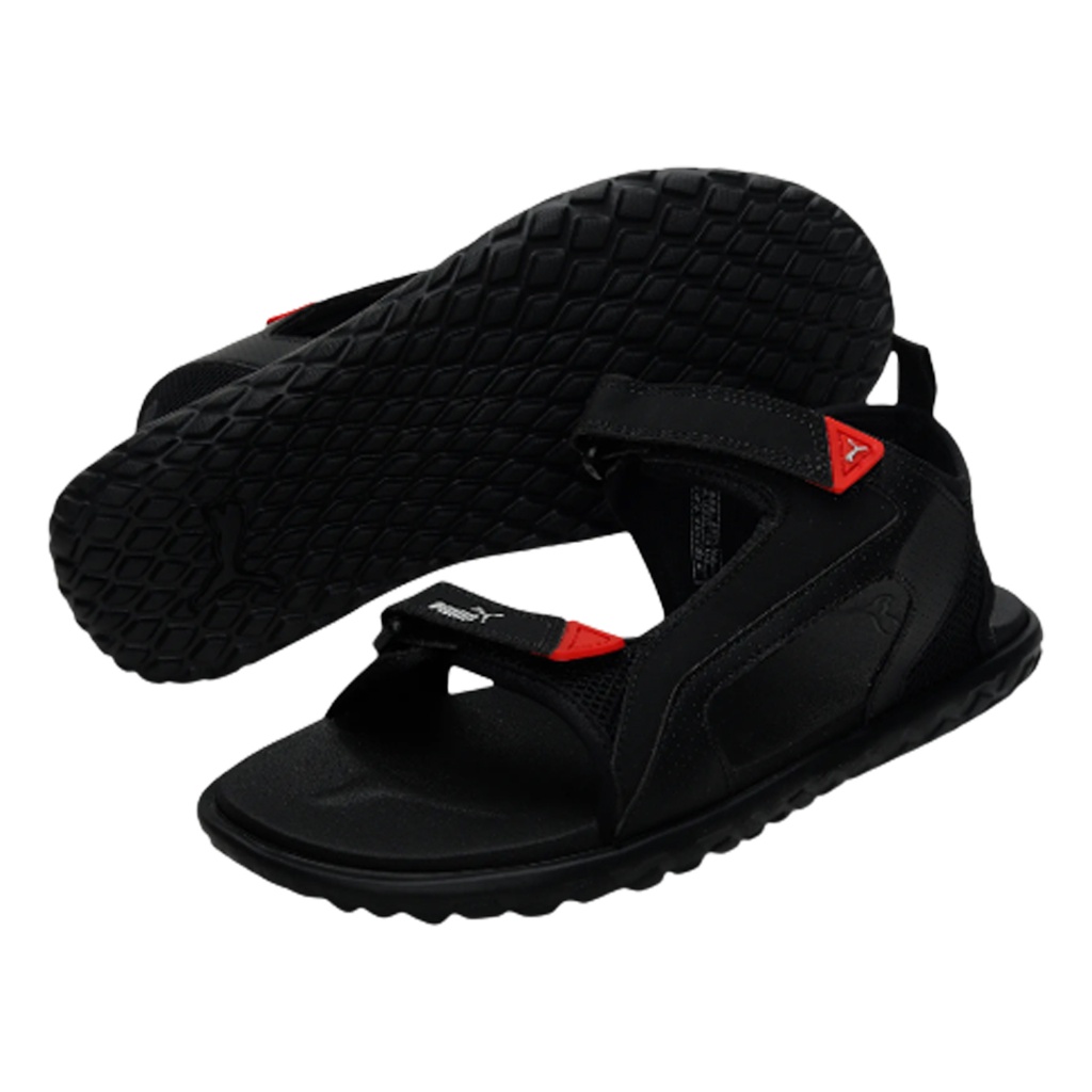 PUMA 37484703 BLACK/RED MEN'S SPORT SANDAL