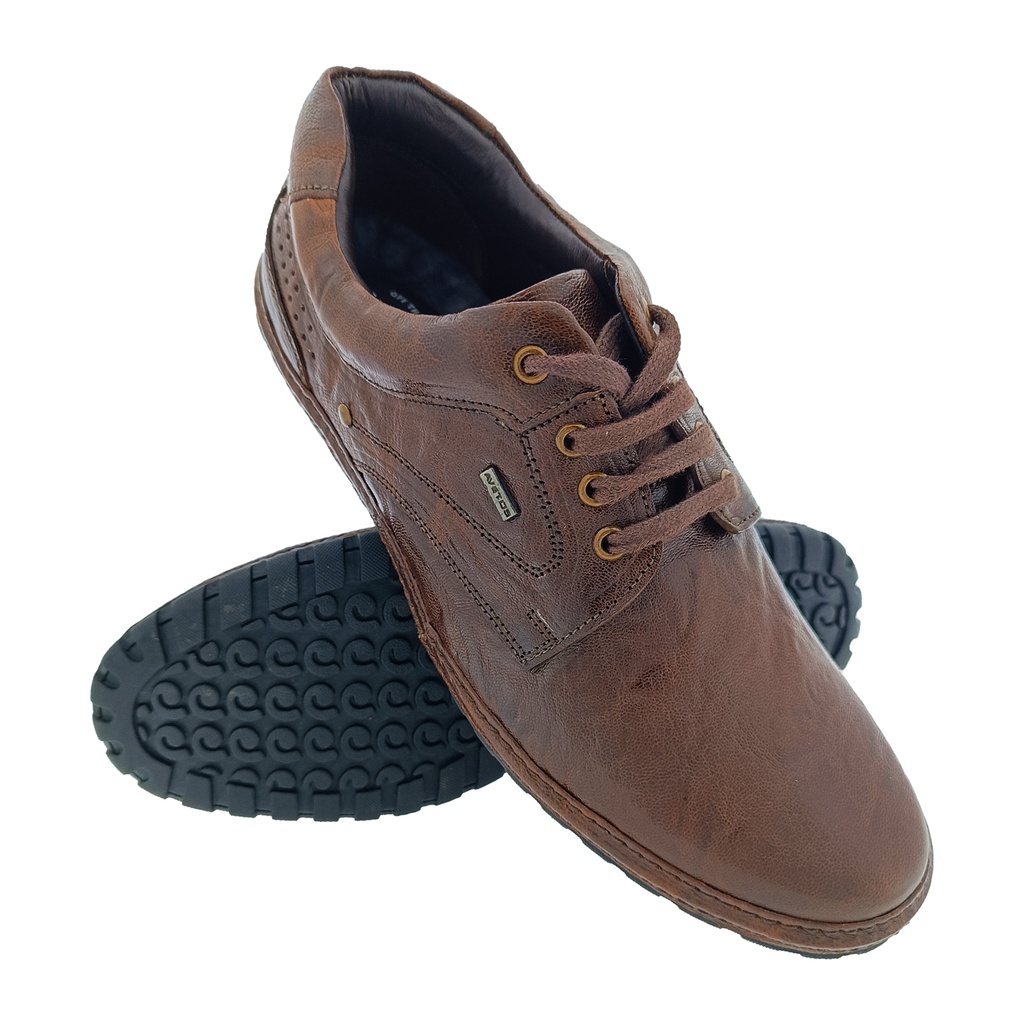 AVETOS AV-5158 BROWN MEN'S LETHER CASUAL SHOE