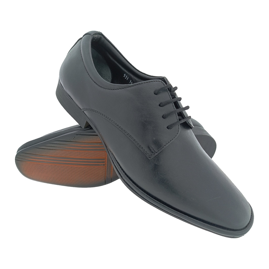 HITZ 1902 BLACK MEN'S LETHER FORMAL SHOE