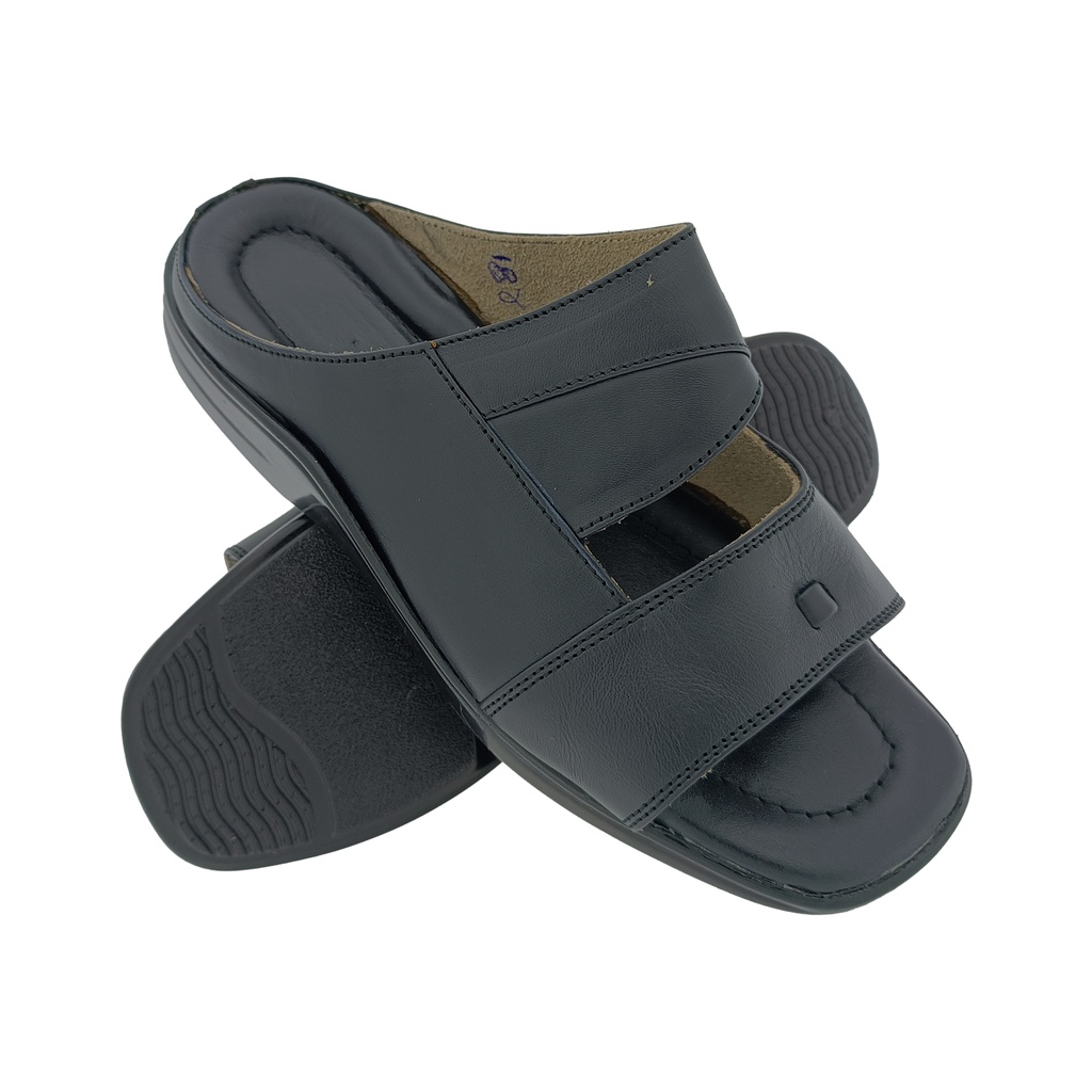 BLACK MEN'S CHAPPAL