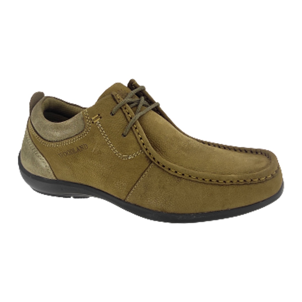 WOODLAND GC4024121 KHAKI MEN'S LETHER CASUAL SHOE