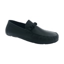 CHRIS BROAD KIWI-4 BLACK MEN'S LETHER LOAFER