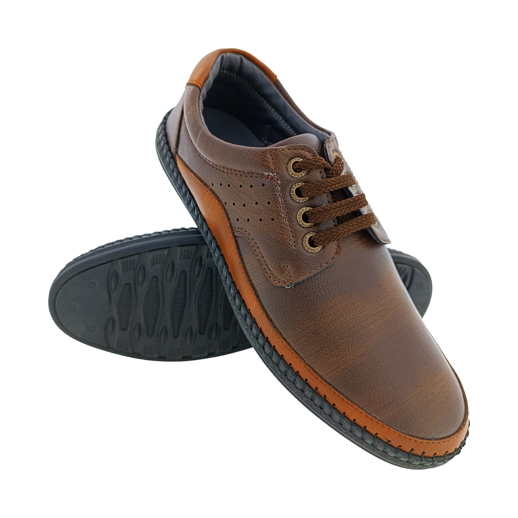 SHOOEZ G 02 BROWN MEN'S CASUAL SHOE