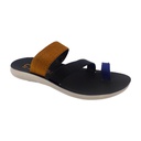 INDUS FA-144 BLACK/TAN MEN'S CHAPPAL