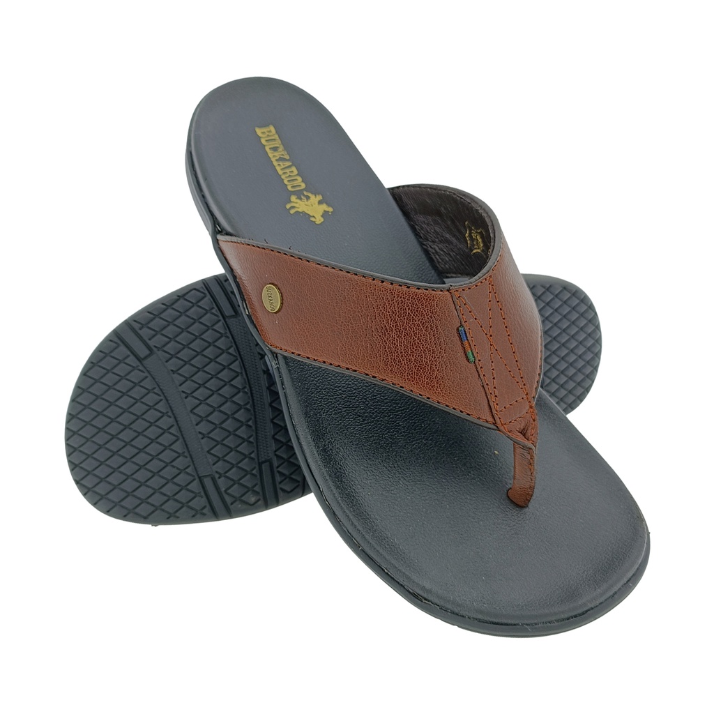 BUCKAROO JUDY TAN MEN'S LETHER CHAPPAL