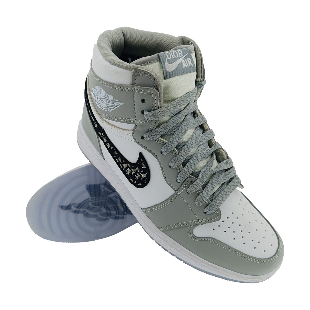 WHITE GREY MEN'S SNEAKERS