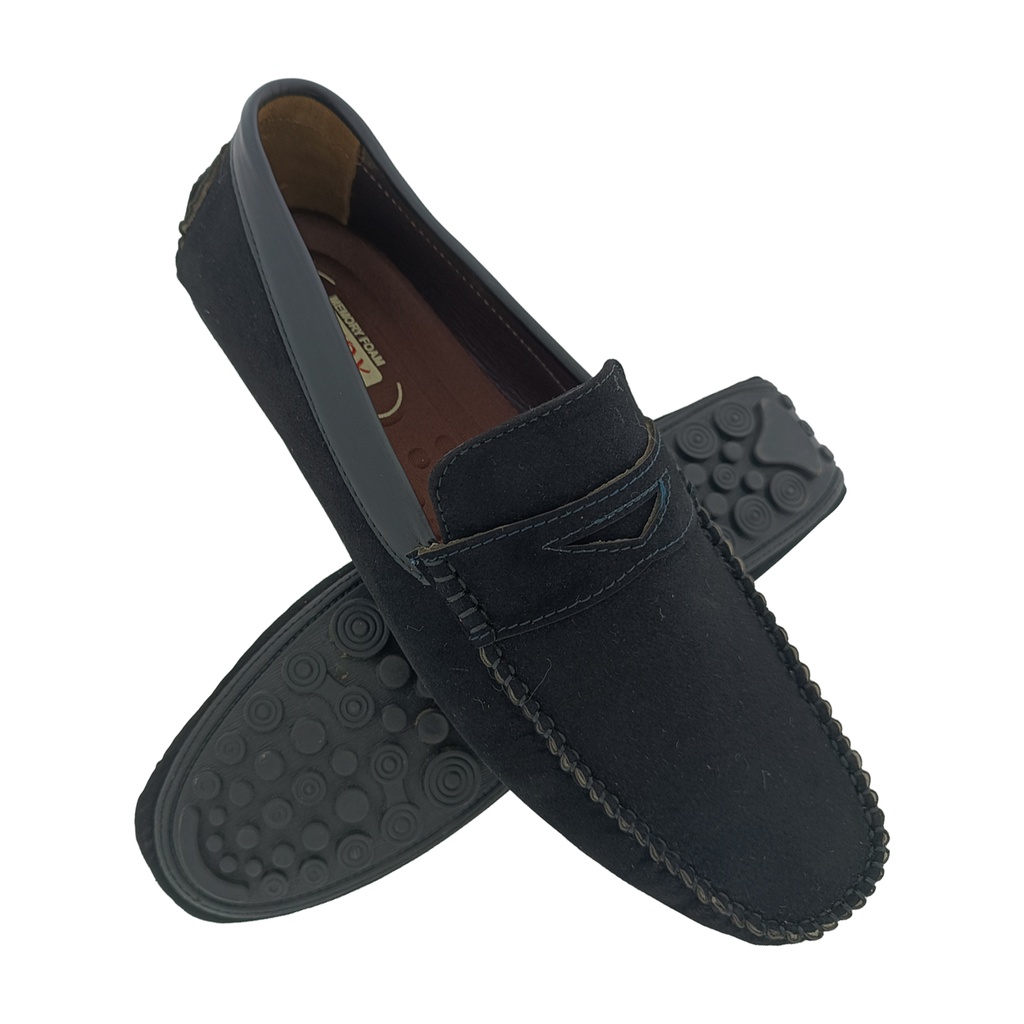 L-FOX H-9031 BLACK  MEN'S LOAFER