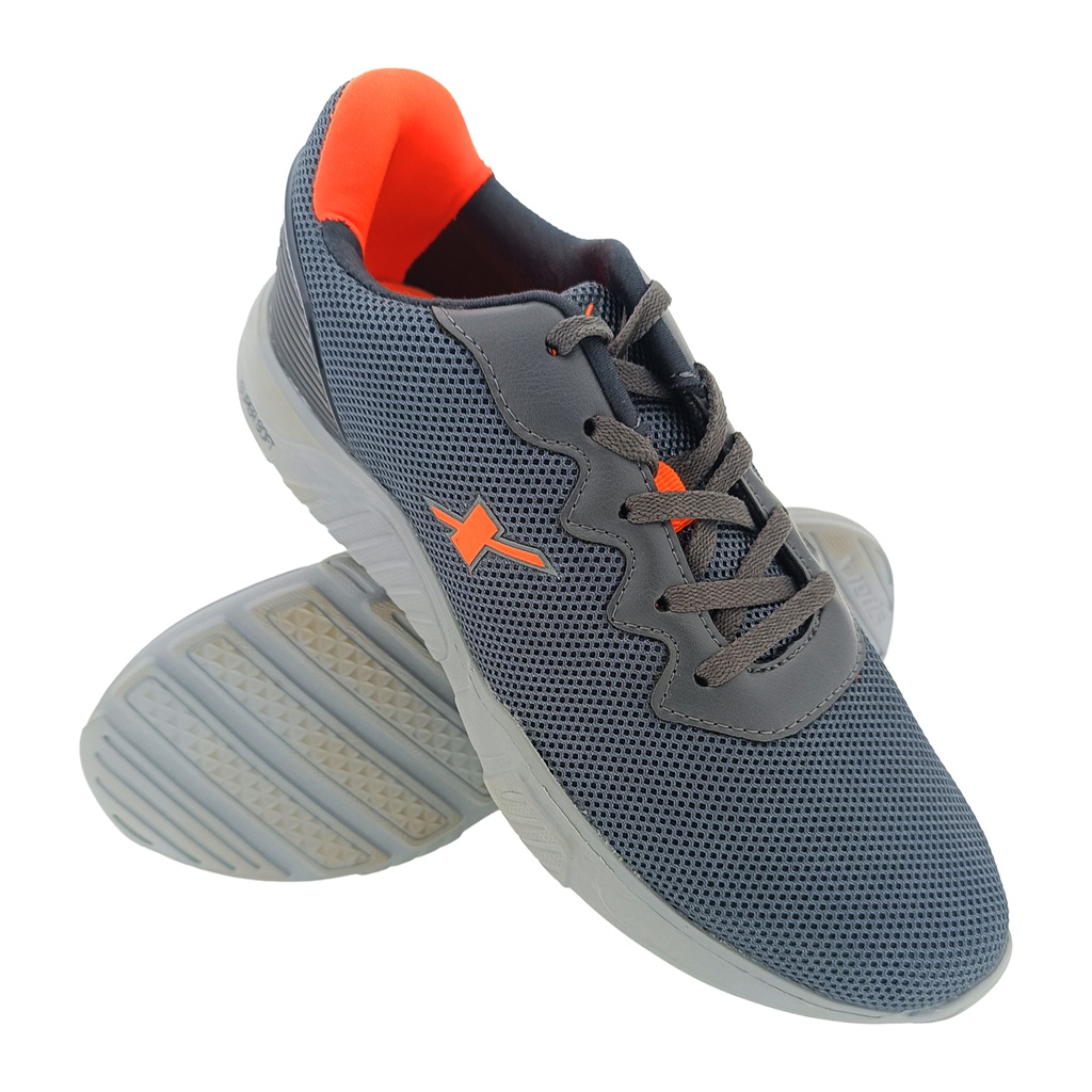 SPARX SM 648 GREY/ORANGE MEN'S SPORT SHOE