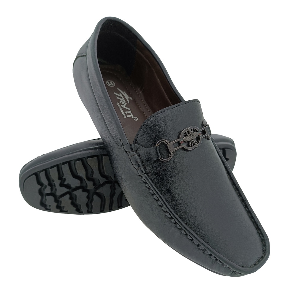 TRYIT 760 BLACK MEN'S LOAFER