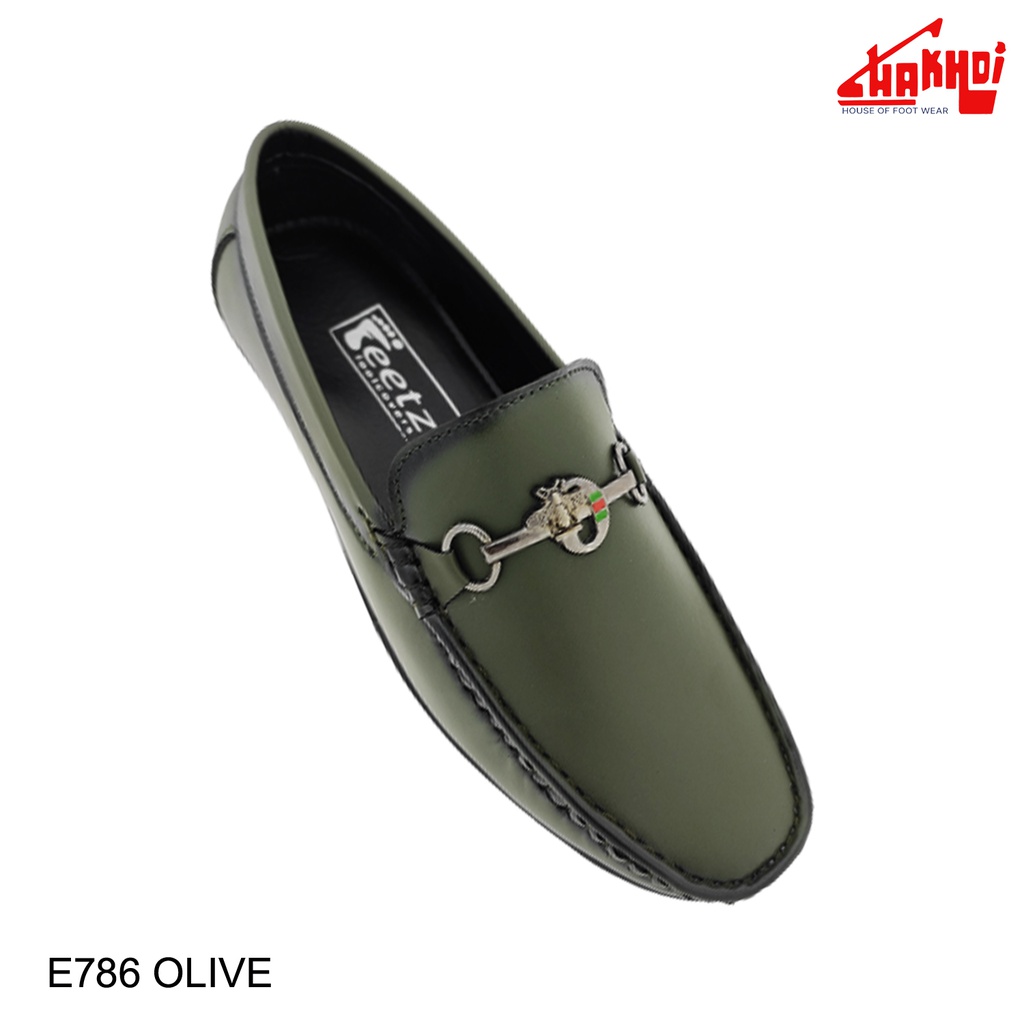 EETZ 1003 OLIVE MENS CASUAL LOAFER