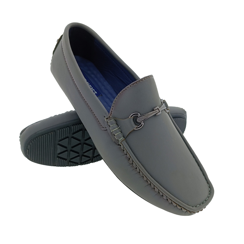 S.HEIST 103 GREY MENS CASUAL LOAFER