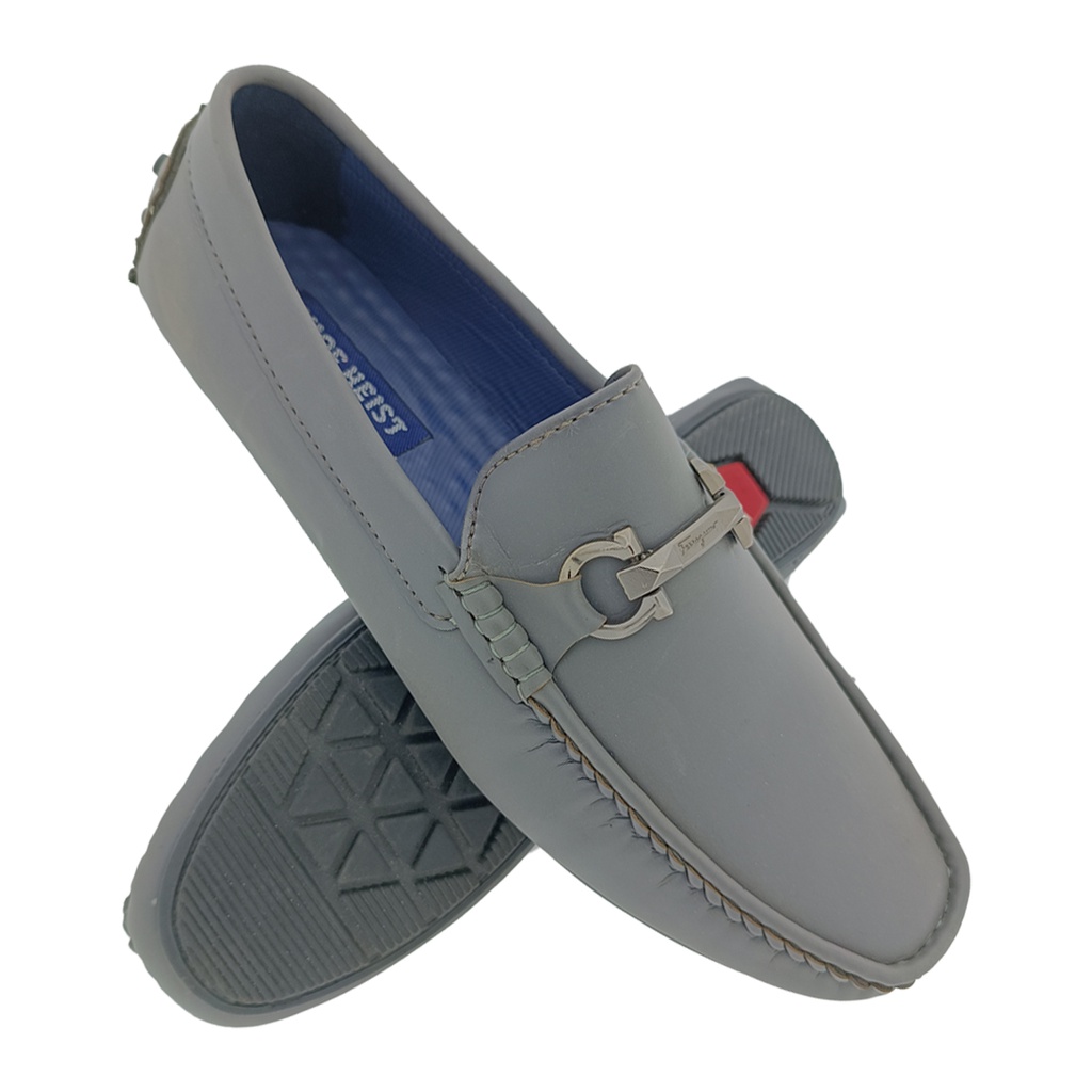 S.HEIST 101 GREY MENS CASUAL LOAFER