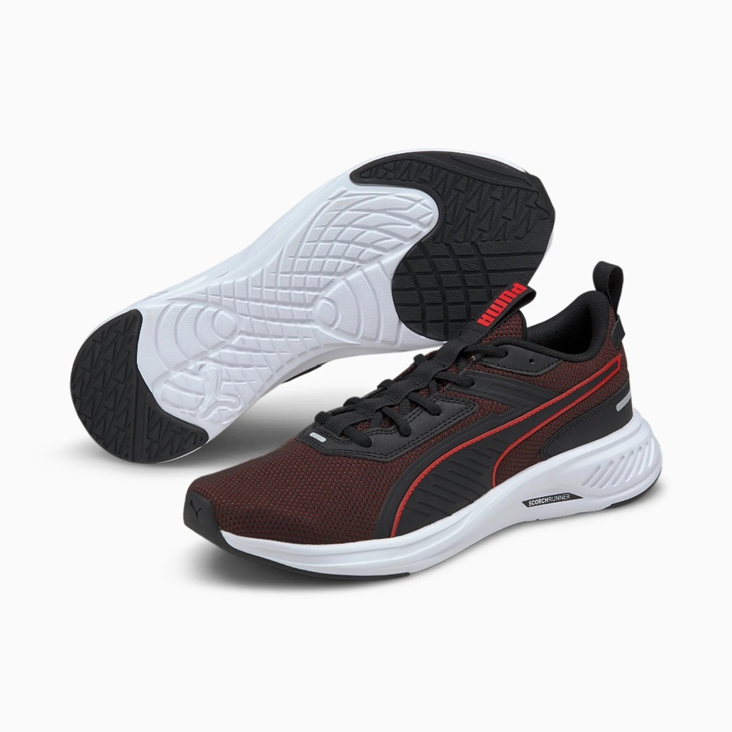 PUMA 19445905 BLACK/RED MENS SPORTS SHOE LACEUP