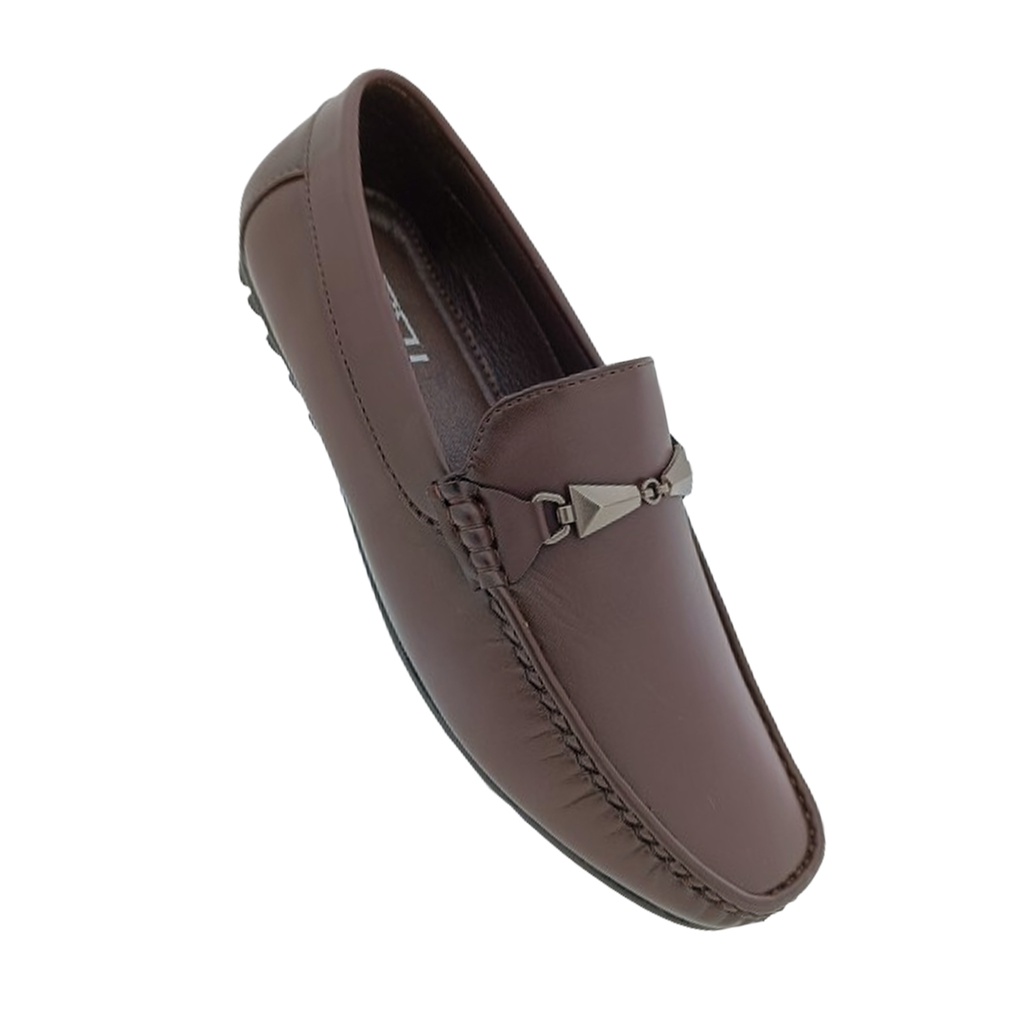 IDDI 701 BROWN MEN'S BORDER LOAFER