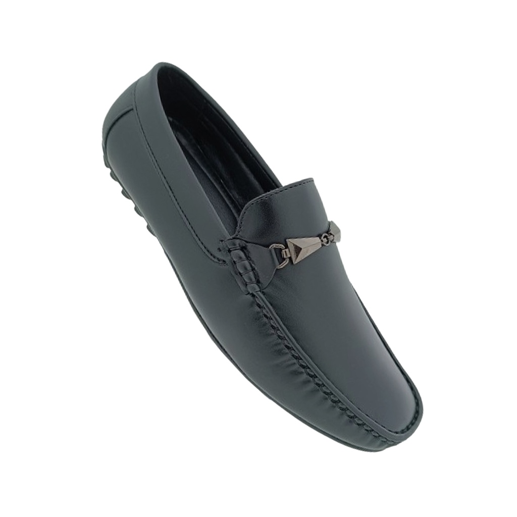 IDDI 701 BLACK MEN'S BORDER LOAFER