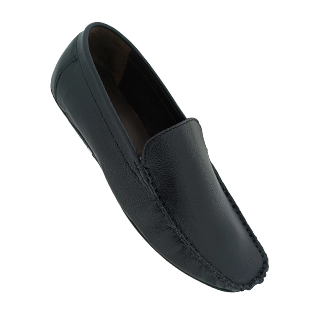 IDDI RUBY-2 BLACK MEN'S LEATHER LOAFER