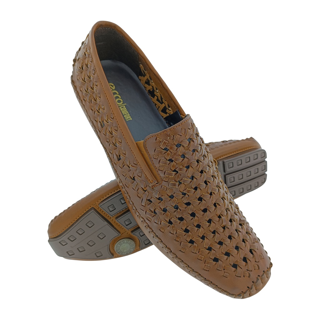 ECCO COMFERT JAP-22 TAN MEN'S MOJADI SHOE