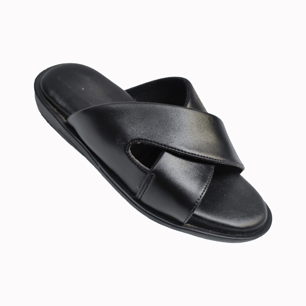 ORTHO MEN'S CASUALCHAPPAL BLACK