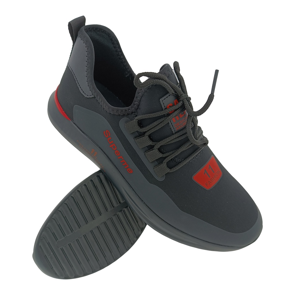 HP SHOE 1035 BLACK/RED MENS SPORTS SHOE