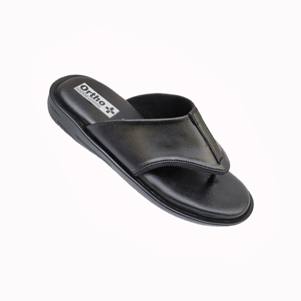 ORTHO MEN'S CASUALCHAPPAL BLACK