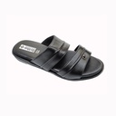 ORTHO MEN'S CASUAL CHAPPAL BLACK